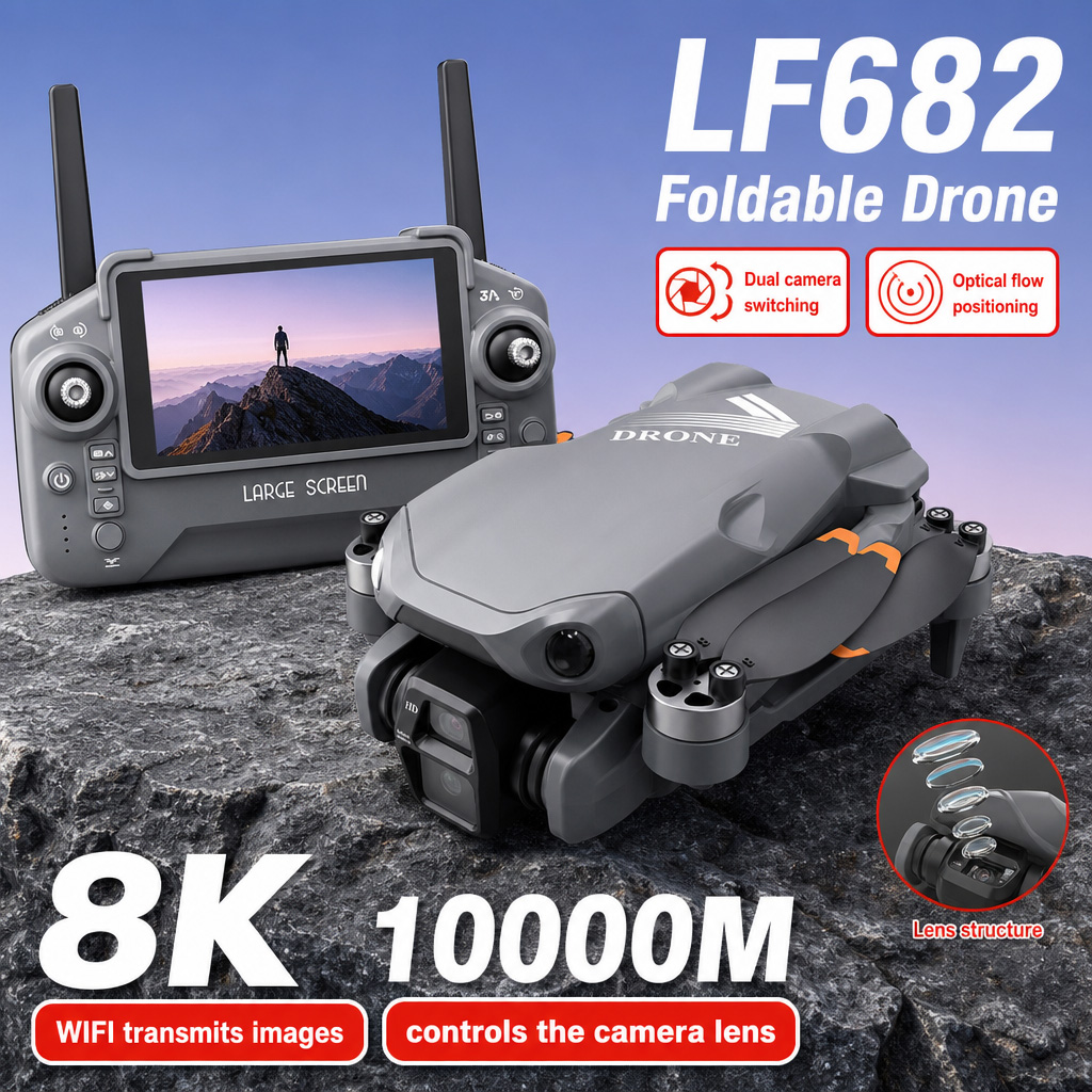 Dji Drone Mini 4 Pro - Luftbild-Drohne LF682 mit 8K HD Dual-Kameras,