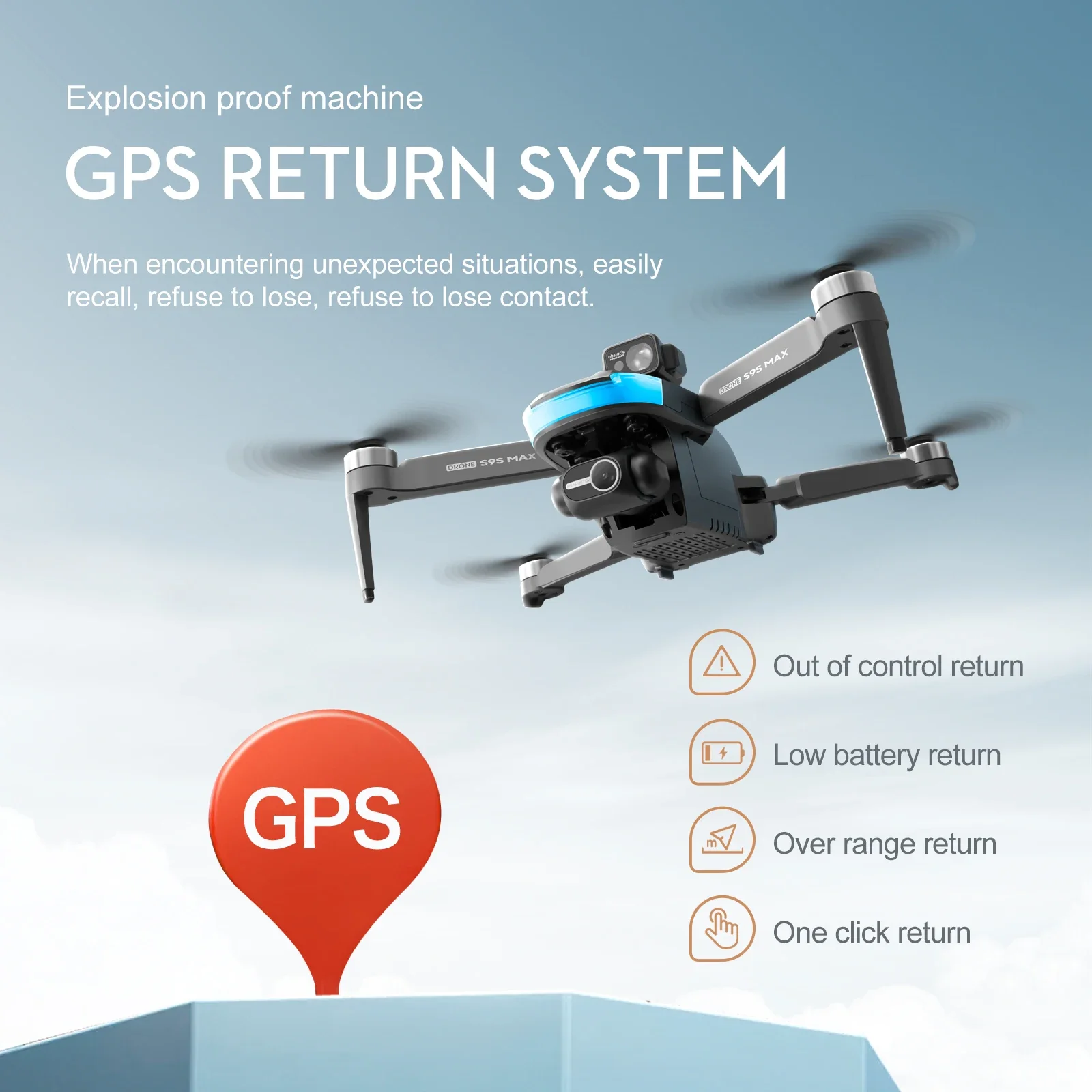 NEUE S9S MAX MINI Drone 4K 2-A – Drone Gimbal Case Bewertung und Preis