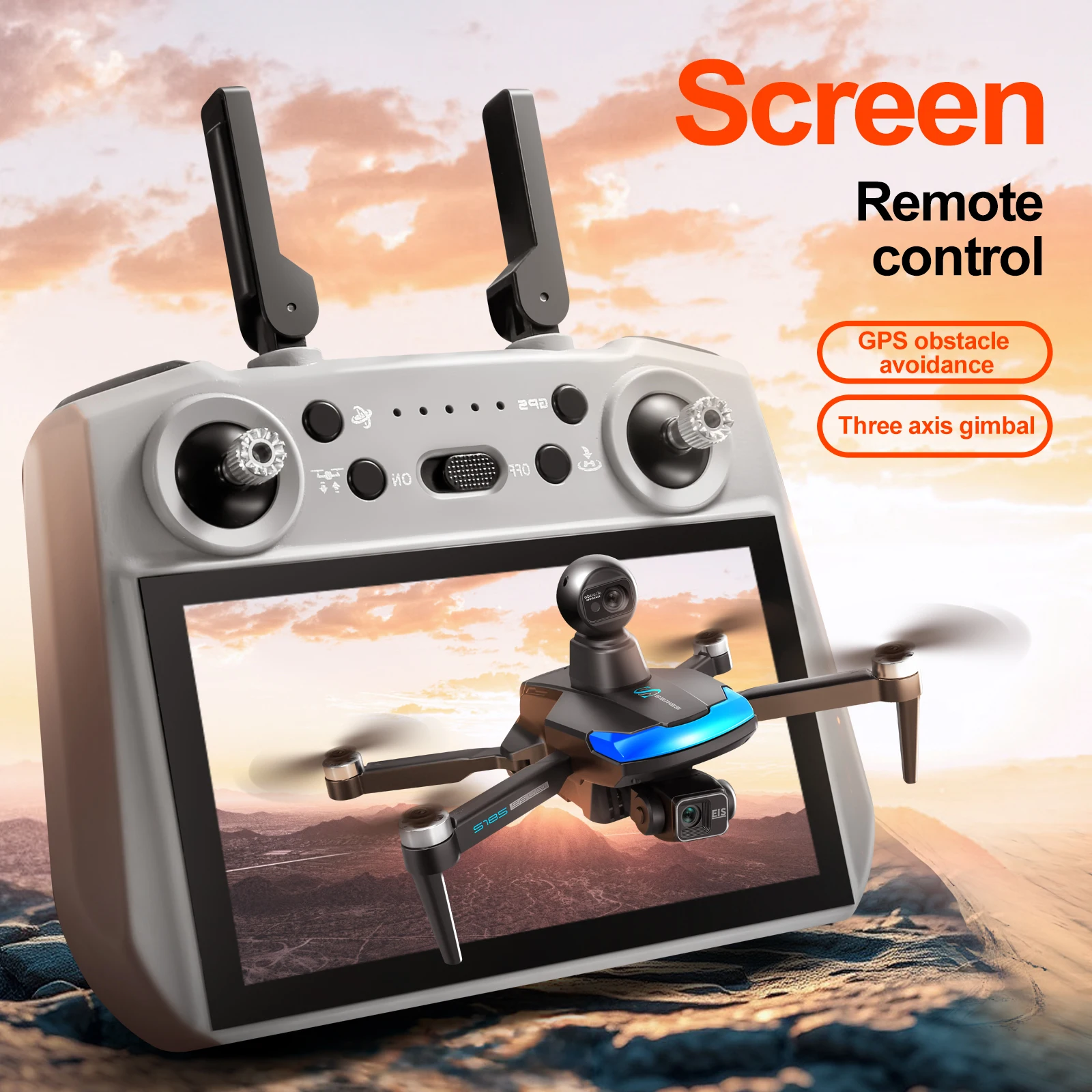 S185 Professionelle Drohne 2,7 – Drone Gimbal 3 Axis Bewertung und Preis