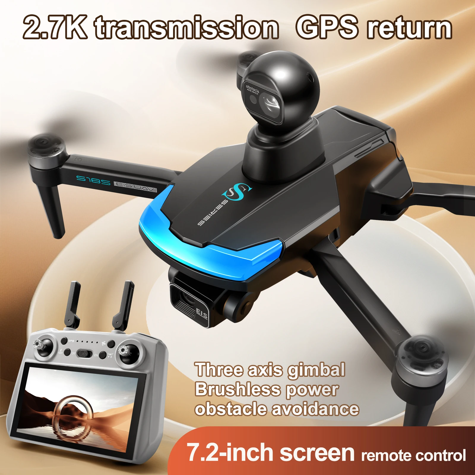 S185 Professionelle Drohne 2,7 – Drone Gimbal 3 Axis Bewertung und Preis